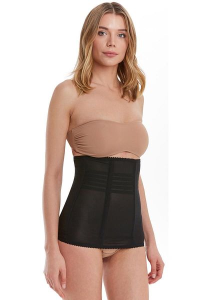 TEN Black Tulle Waist Corset - Women112109