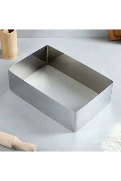 Nar kalıp Narkalıp Rectangular Cake Mold Width-18cm Length-28 cm Depth 7cm