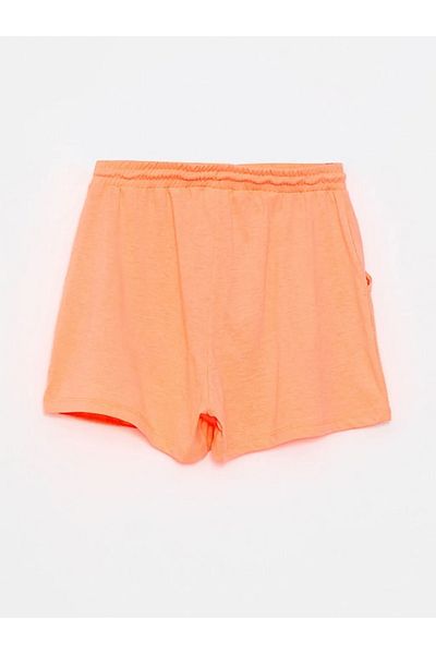 LC Waikiki Printed Elastic Waist Shorts for Girls
