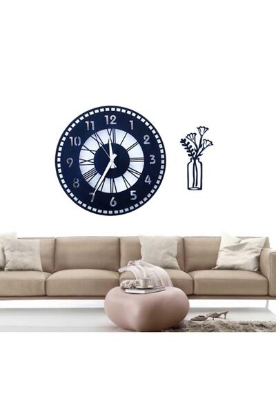 PROSCREEN Ceas decorativ de perete + Tablou cu vază