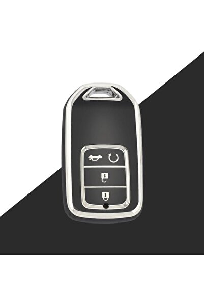 AYZ GARAGE Husa pentru chei Honda Tpu Material Negru