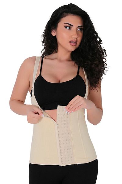 by İGP Women's Skin Colored Strappy Underbust Shaper Vest Corset