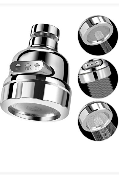 AKYD رأس صنبور كروم موفر 3 وظائف