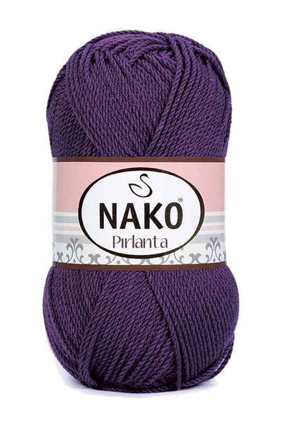 NAKO Mlvx Nako Diamond Hand Knitting Yarn Code/Colour: Plum 60 Blsm