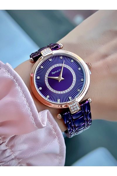 Ferrucci Women's Wristwatch Waterproof Steel Cord