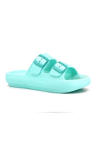 Sonimix Soelite Beach Pool Garden Sea Summer Μαλακή χοντρή σόλα με διπλή ταινία Unisex καθημερινές παντόφλες