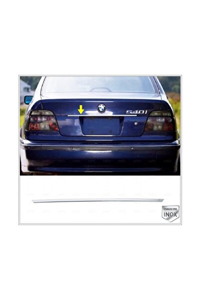 FAMS OTO AKSESUAR Bmw 5 Series E39 Uyumlu Krom Bagaj Çıtası 1995-2004 Arası Paslanmaz Çelik
