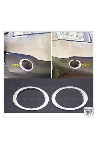Genel Markalar Nissan Qashqai Krom Sis Çerçevesi 2007-2010 Paslanmaz Çelik