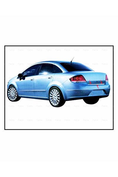 FAMS OTO AKSESUAR Fiat Linea Krom Bagaj Alt Çıtası 2007-2012 Arası P, Çelik