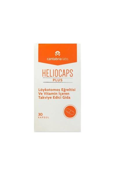 Heliocare Heliocaps Plus - Food Supplement Containing 30 Capsules of Leykotomos Curve