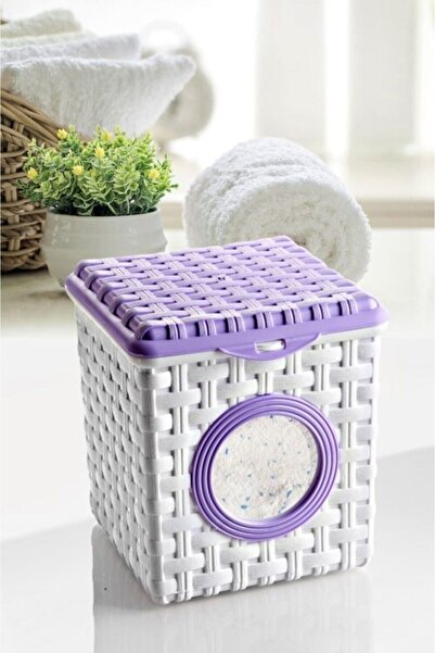 abnturk Çok Amaçlı Deterjan Ve Aksesuar Kutusu Çamaşır Makine Desenli 15x18cm...