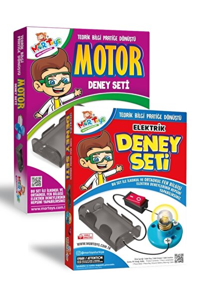 Maketix Elektrik Devresi Deney Ve Motor Devresi Deney Seti 2'li Set