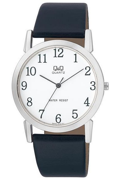 Q&Q Men's Leather Wristwatch Q662