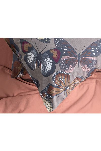 English Home Βαμβακερή μαξιλαροθήκη Papilions 2 τεμαχίων 50x70 εκ. Πράσινη