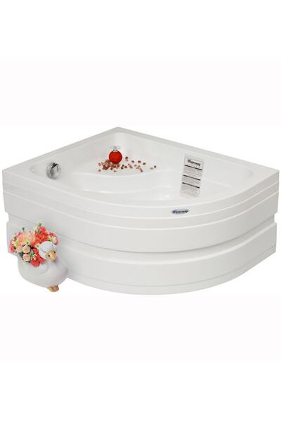 Waterway Mıramar Oturmalı Mini Oval Küvet 120x90 H:43 Gövde+metal Ayak+ön Panel