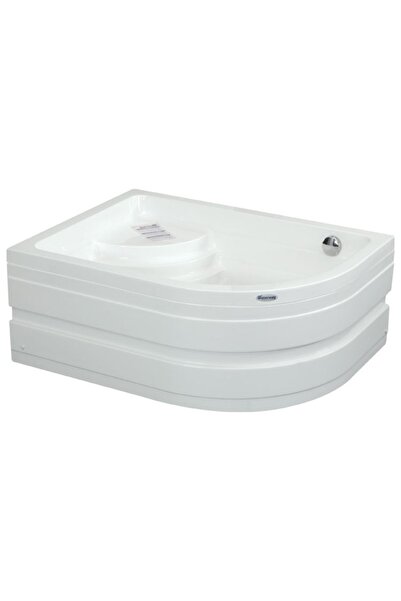 Waterway Waco Oturmalı Mini Oval Küvet 120x90 H:43 Gövde+metal Ayak+ön Panel