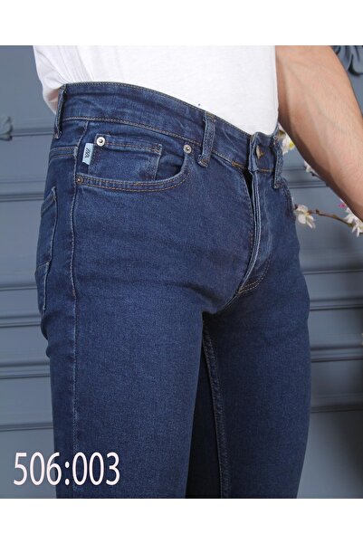 JACK CAPRİO Férfi sötétkék vékony Lycra farmernadrág