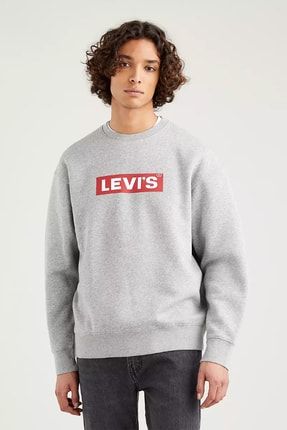 Levi s Erkek Relax Fit Gri Sweathirt A2829 0024 Fiyat Yorumlar Trendyol