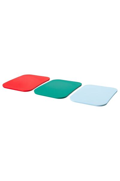 IKEA 3x 365+ Colored Cutting Board 22x16cm 3 Pieces, 604.063.04