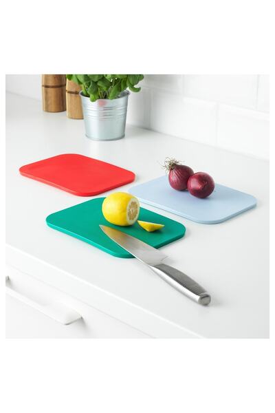 IKEA 3x 365+ Colored Cutting Board 22x16cm 3 Pieces, 604.063.04