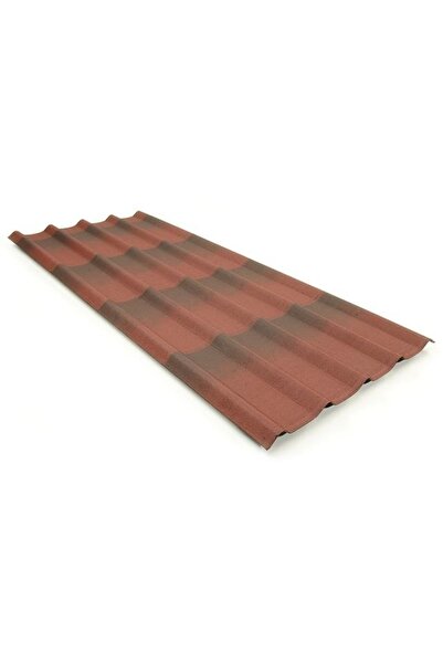 Onduline Zigana Tile Levha 5 Adet Kırmızı Çatı Kaplama 2000x890x3,5mm (ÇİVİ H...