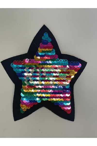 Gönülden Tasarım 10X10 cm Sequined Iron Sticking Rigging Patch Applique