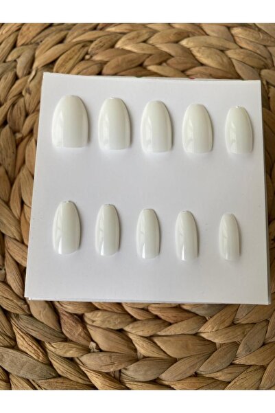 PERADİ 20 Adet Naturel Coffin Takma Tırnak