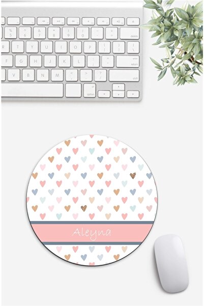 Gizeo Concept Isme Özel Kalpli Desenli Mouse Pad