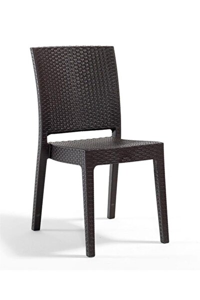 Capissi Zeugma Rattan Kolsuz Koltuk 1 Adet Koyu Kahve