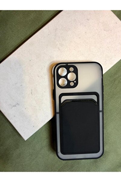 Iphone 12 Yumuşak Silikon Kılıf Kartlıklı