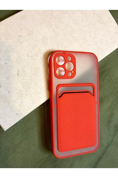 Iphone 12 Pro Yumuşak Silikon Kılıf Kartlıklı