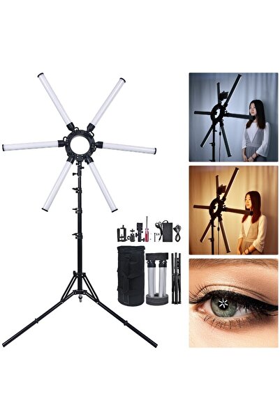 SMAYLİNG Mega Yıldız Led Stüdyo Çekim Işığı Aydınlatma Ürün-konsept-makeup-youtube 120 Watt