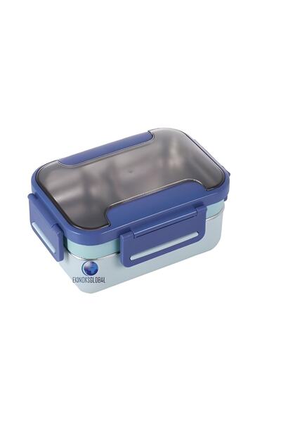 Vagonlife Double Layer Stainless Steel Lunch Box Navy Blue Bl20182