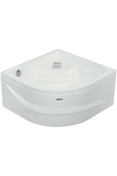 Waterway Akron Oturmalı Mini Oval Küvet 100x100 H:43 Gövde+metal Ayak+ön Panel