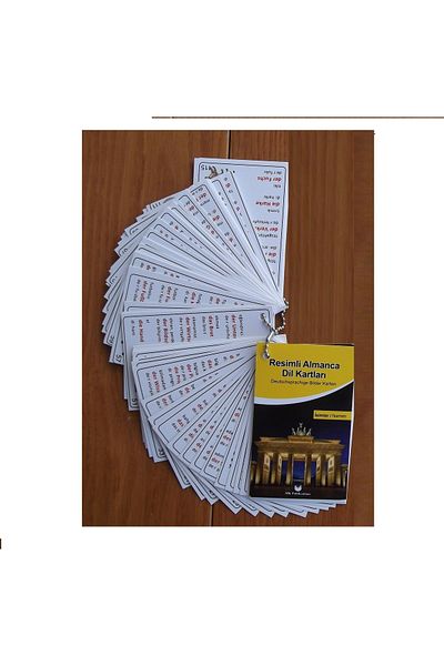 MK Publications Easy Talk Cards with German Turkish Chain - 500 Names - 500 Photos Readings