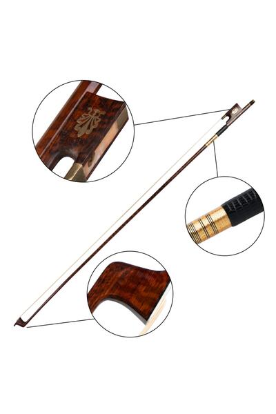 Tonal Vb400 4/4 Snakewood Topuk Keman Yayı Snakewood