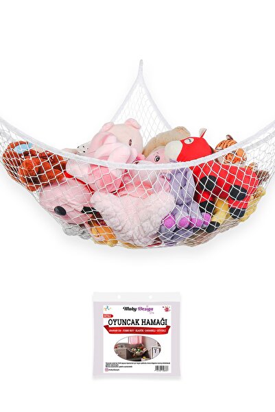 Moky Design Toy Basket, Net Hammock Instead of Toy Storage Box, Baby Kids Roo...