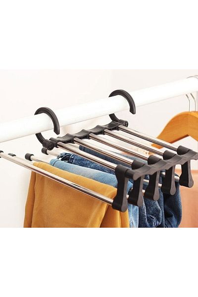 CMT Pants Hanger 5 Pieces Movable Hanger Movable 5 Pieces Hanger Pants Hanger Shawl Hanger Practical Hanger