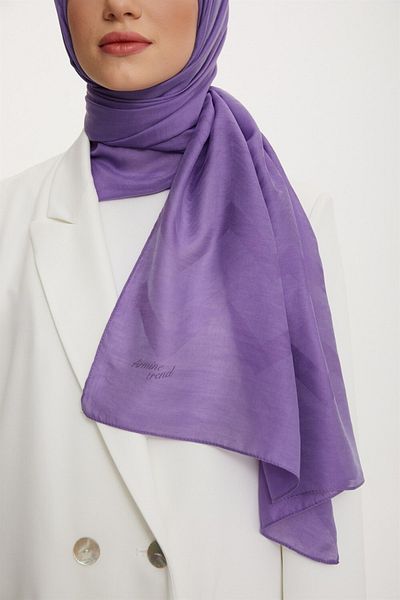 Armine Trend Işıl Shawl 5 - Bumbac - Atsısl-537 - Liliac