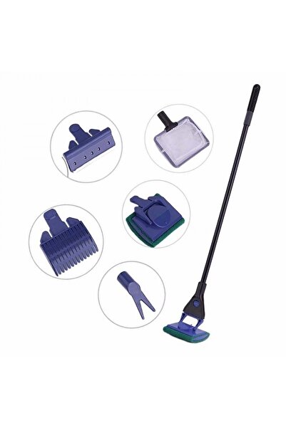 Euro Asia Pet Akvaryum Temizleme Seti 5 Fonksiyonlu 55-60 Cm