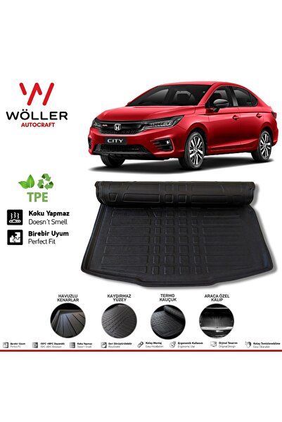 wöller Honda City Bagaj Havuzu 2021 Sonrası 3d Ultraflex Esnek