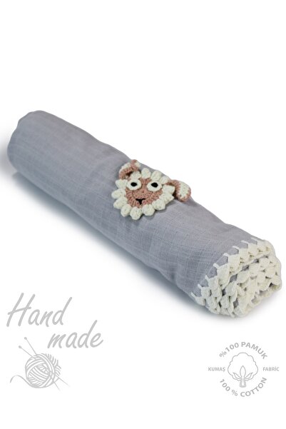 Atölye Eda Exclusive Exclusive Handmade Lamb Muslin Blanket