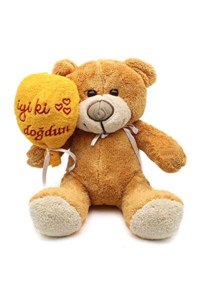 vegahediye v vega Iyi Ki Doğdun Yazılı Balonlu Peluş Ayıcık 40cm