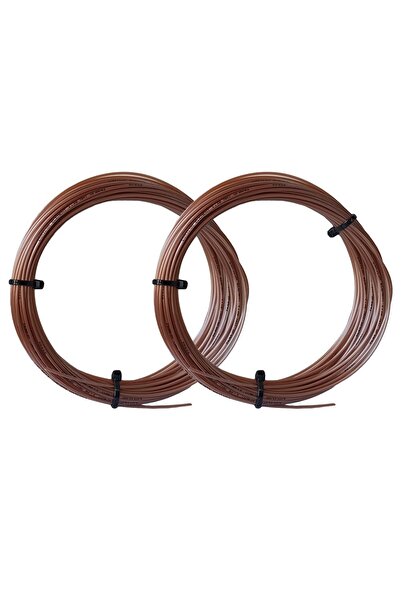 Luxilon 2 Adet 125 Element Raket Kordajı 1,25 Mm. Kordaj Bordo