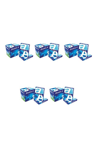 DOUBLE A A4 Copy Paper - 80 Gr. 500 Pieces, 5 Boxes (25 Packs)