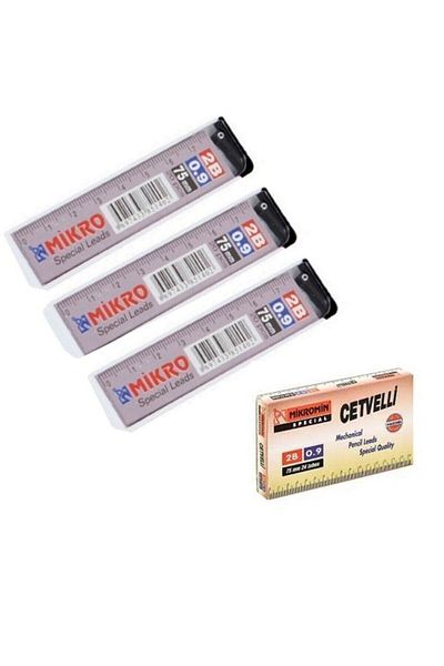 Mikro 2ب 75 مم 12 قطعة 0.9 طرف 3 قطع