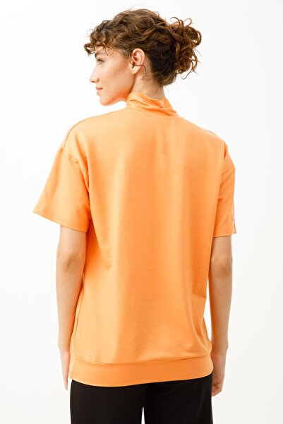 ON Суитшърт с принтиран стоящ яка