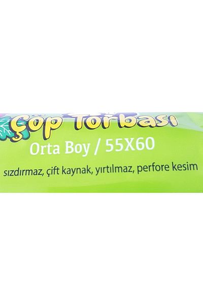 Keskin Standard Medium Size Garbage Bag 55X60 3 Pieces of 20