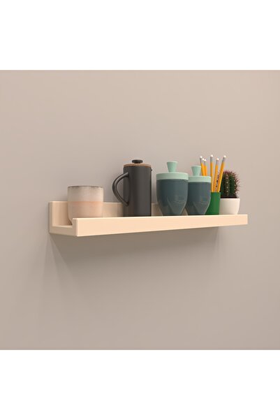 RAFKESTİR Setli Duvar Rafı 180 Cm Krem ( Mat )