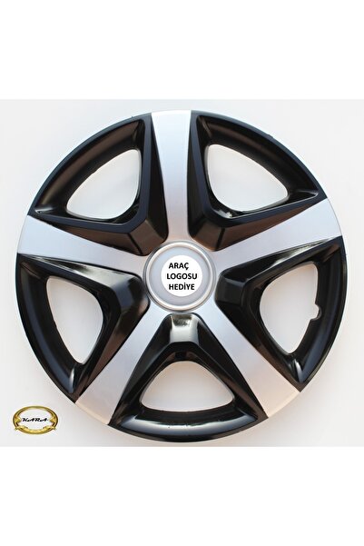 Opel Astra 15"inç Kırılmaz 4 Adet 1 Takım Siyah Gri Jant Kapağı
